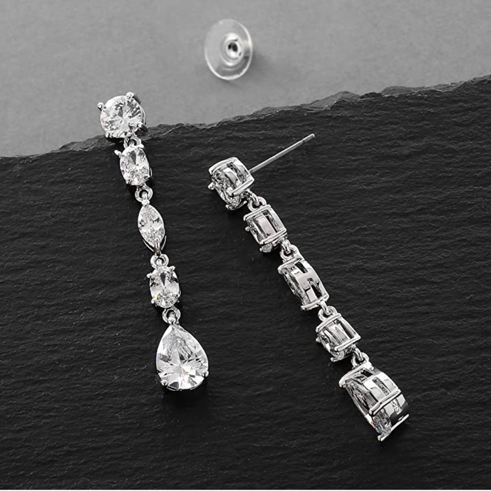MARIELL Cubic Zirconia Dangle Earrings
